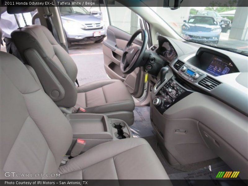 Taffeta White / Beige 2011 Honda Odyssey EX-L