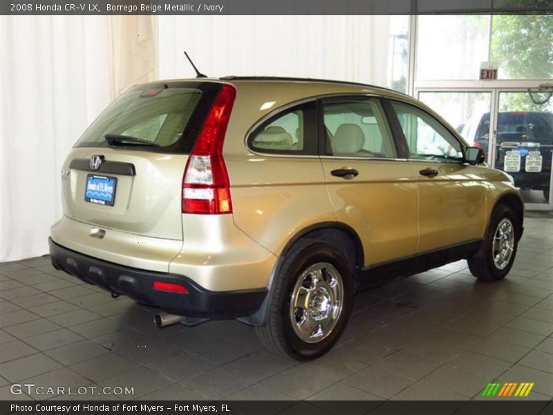 Borrego Beige Metallic / Ivory 2008 Honda CR-V LX