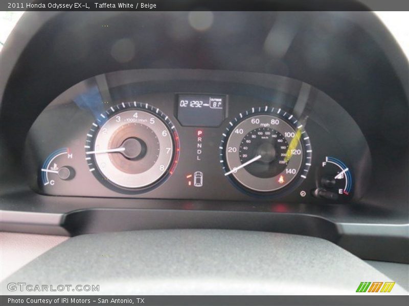 Taffeta White / Beige 2011 Honda Odyssey EX-L