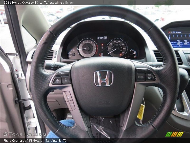 Taffeta White / Beige 2011 Honda Odyssey EX-L