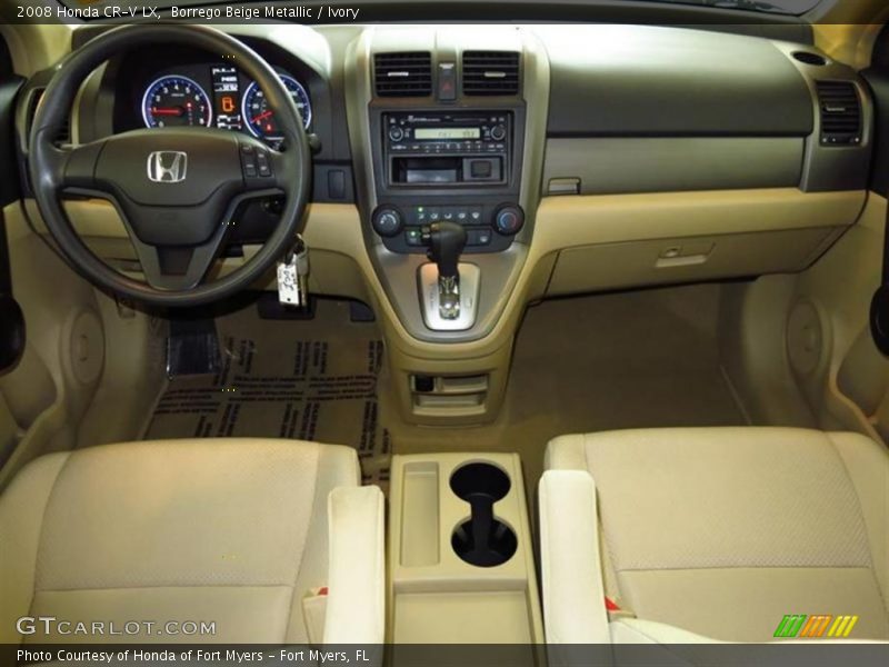 Borrego Beige Metallic / Ivory 2008 Honda CR-V LX