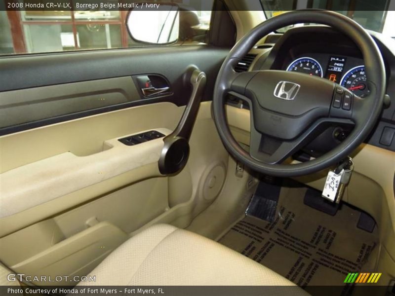 Borrego Beige Metallic / Ivory 2008 Honda CR-V LX