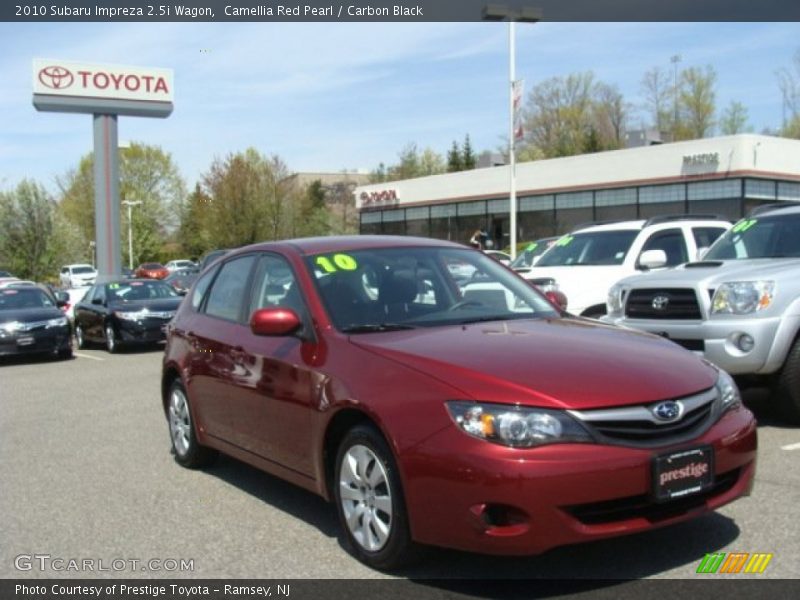 Camellia Red Pearl / Carbon Black 2010 Subaru Impreza 2.5i Wagon