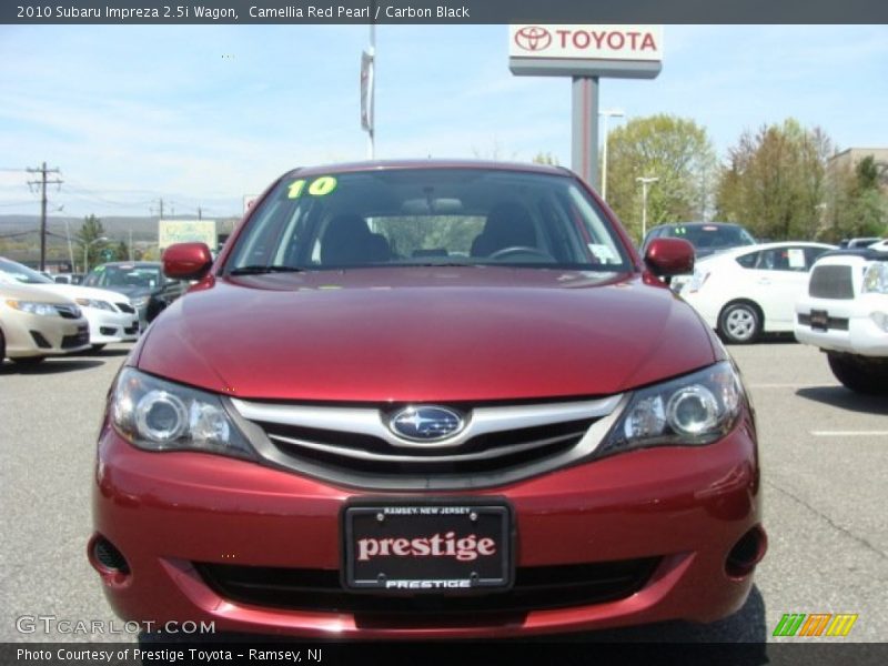 Camellia Red Pearl / Carbon Black 2010 Subaru Impreza 2.5i Wagon