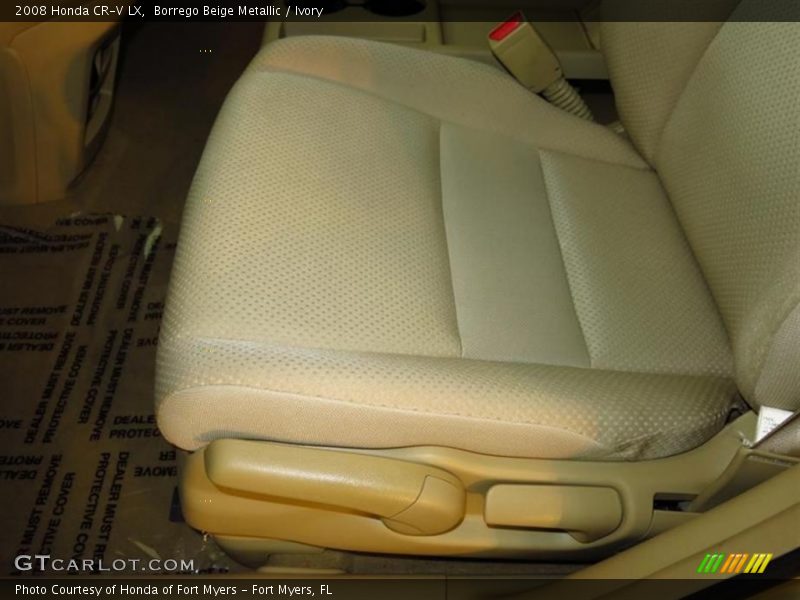 Borrego Beige Metallic / Ivory 2008 Honda CR-V LX