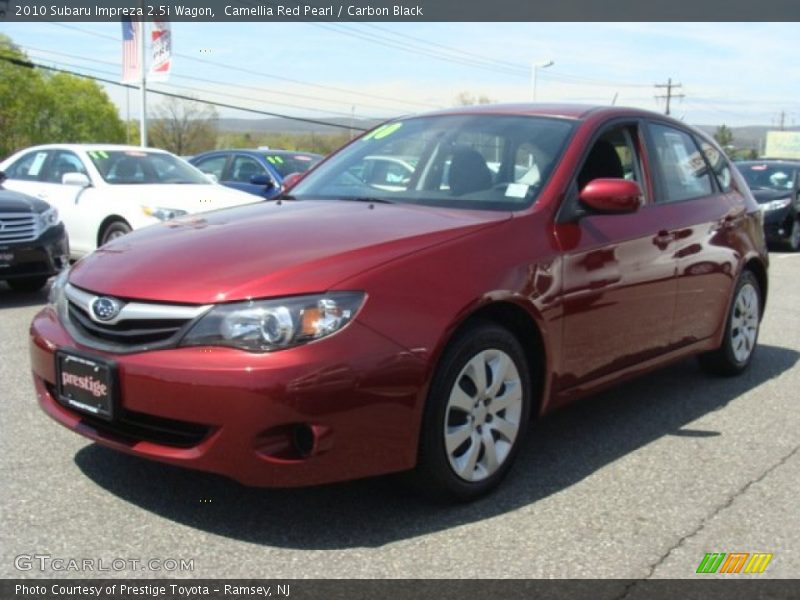 Camellia Red Pearl / Carbon Black 2010 Subaru Impreza 2.5i Wagon