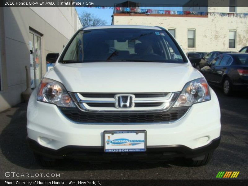 Taffeta White / Gray 2010 Honda CR-V EX AWD
