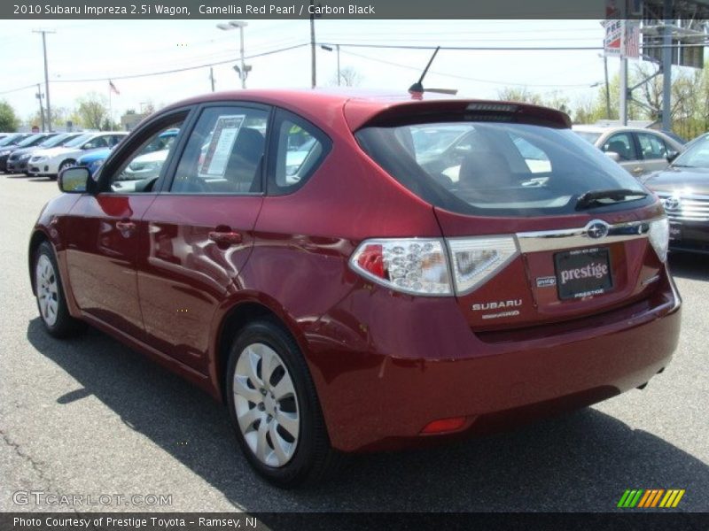 Camellia Red Pearl / Carbon Black 2010 Subaru Impreza 2.5i Wagon