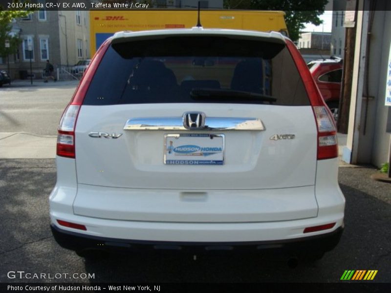 Taffeta White / Gray 2010 Honda CR-V EX AWD