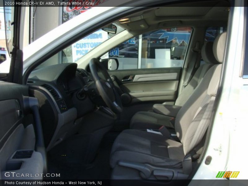 Taffeta White / Gray 2010 Honda CR-V EX AWD