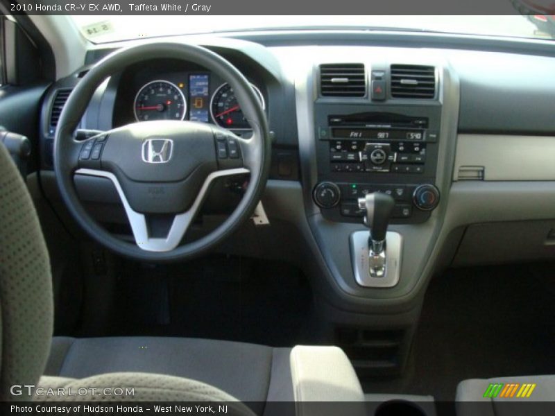 Taffeta White / Gray 2010 Honda CR-V EX AWD