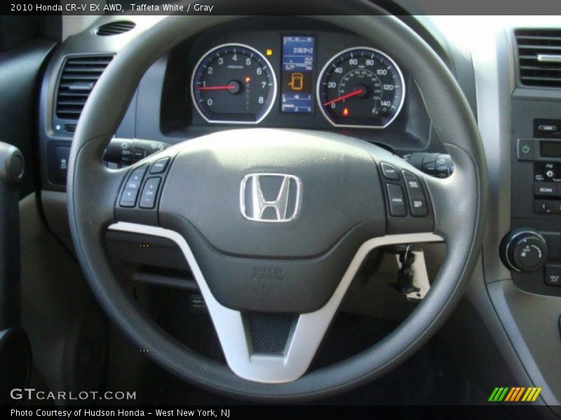 Taffeta White / Gray 2010 Honda CR-V EX AWD