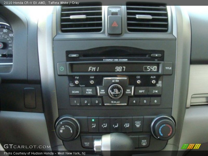 Taffeta White / Gray 2010 Honda CR-V EX AWD