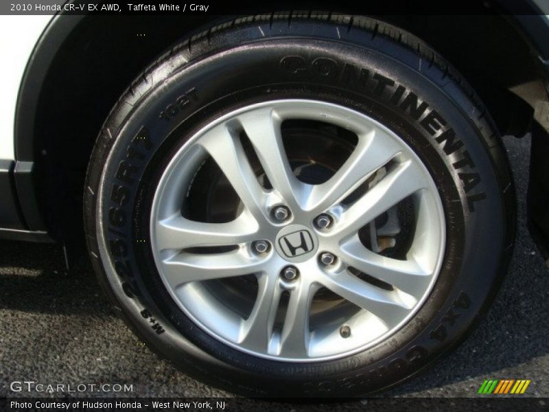 Taffeta White / Gray 2010 Honda CR-V EX AWD