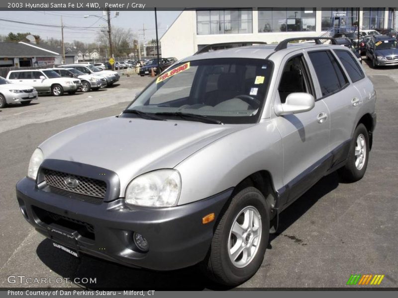 Pewter / Gray 2003 Hyundai Santa Fe LX 4WD