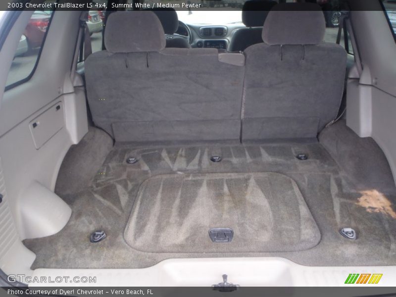 Summit White / Medium Pewter 2003 Chevrolet TrailBlazer LS 4x4
