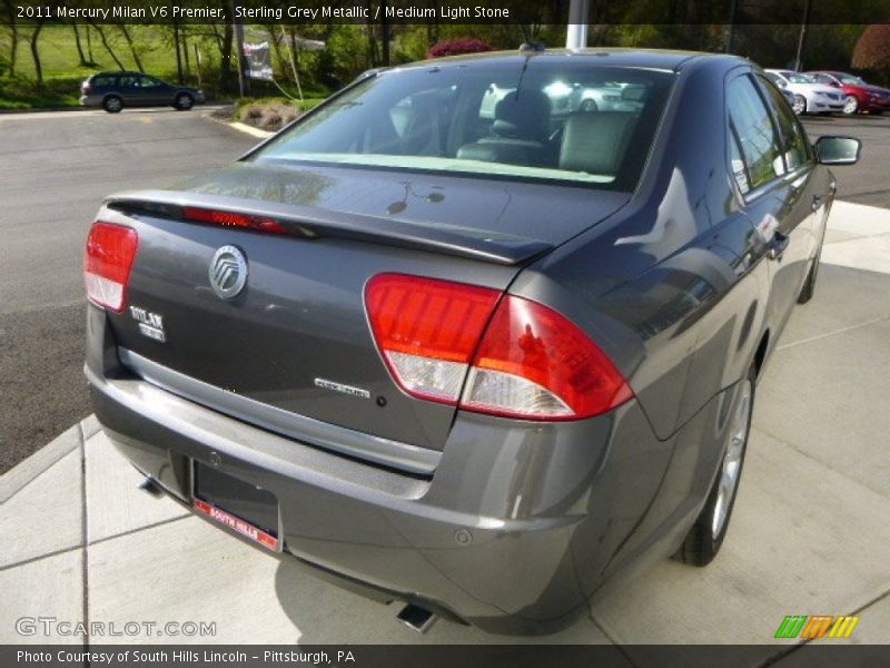 Sterling Grey Metallic / Medium Light Stone 2011 Mercury Milan V6 Premier