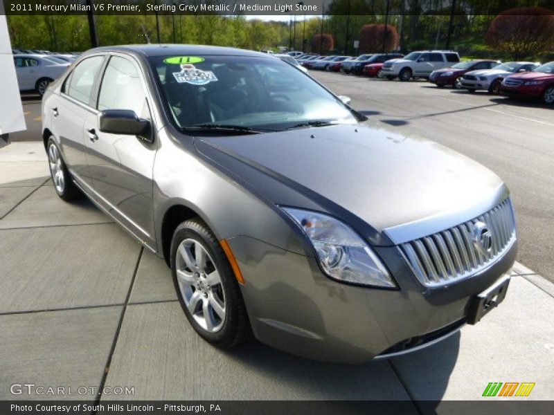 Sterling Grey Metallic / Medium Light Stone 2011 Mercury Milan V6 Premier