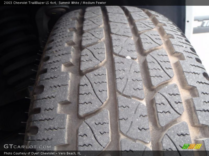 Summit White / Medium Pewter 2003 Chevrolet TrailBlazer LS 4x4