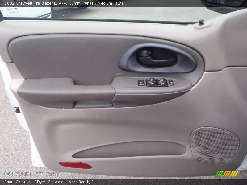 Summit White / Medium Pewter 2003 Chevrolet TrailBlazer LS 4x4