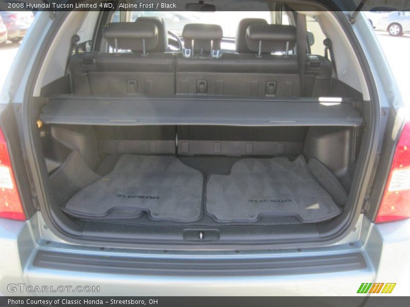 Alpine Frost / Black 2008 Hyundai Tucson Limited 4WD