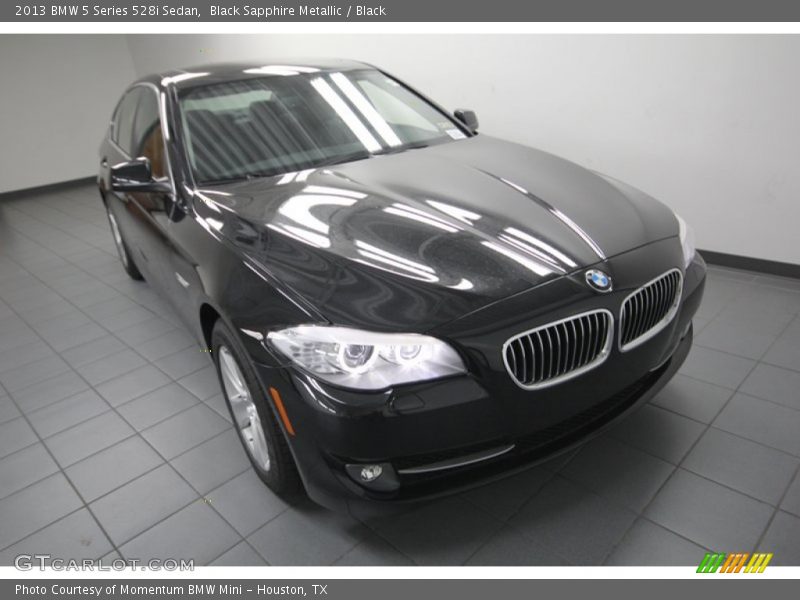 Black Sapphire Metallic / Black 2013 BMW 5 Series 528i Sedan