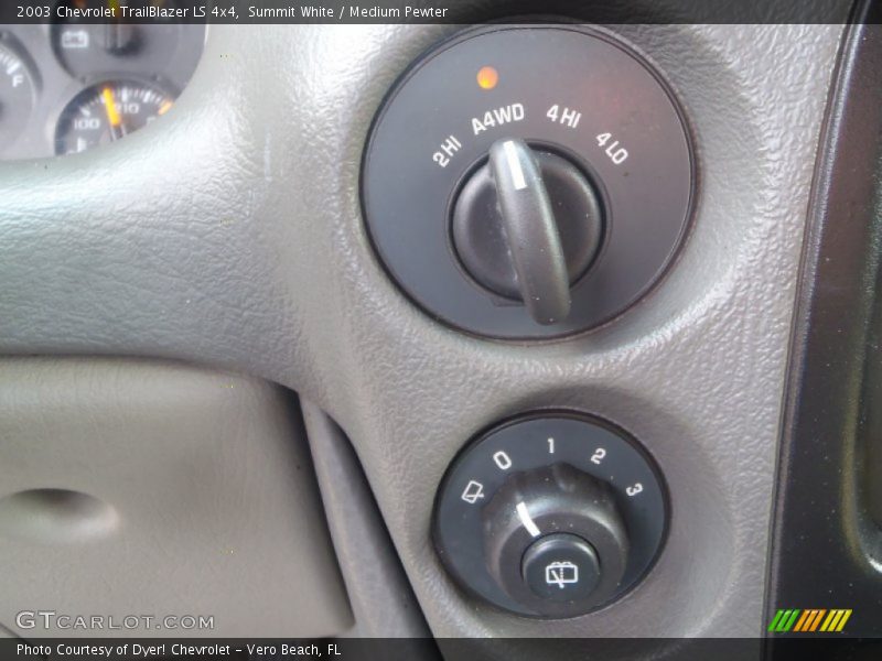 Summit White / Medium Pewter 2003 Chevrolet TrailBlazer LS 4x4
