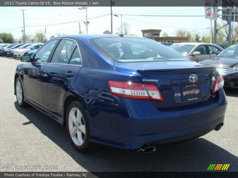 Blue Ribbon Metallic / Ash 2011 Toyota Camry SE V6