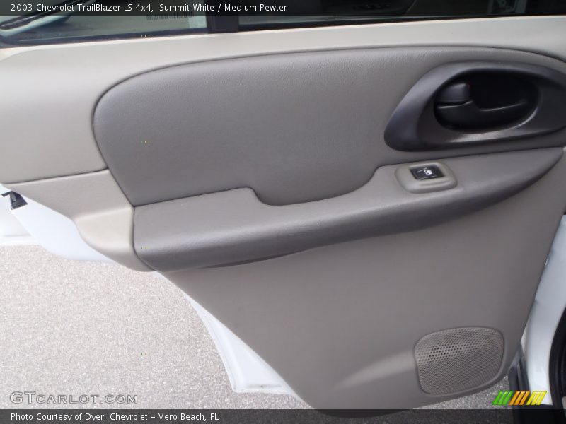 Summit White / Medium Pewter 2003 Chevrolet TrailBlazer LS 4x4