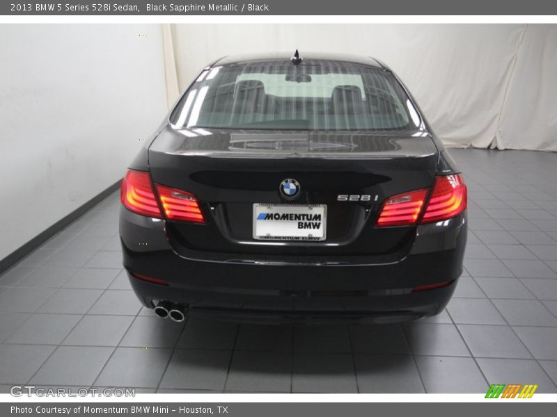 Black Sapphire Metallic / Black 2013 BMW 5 Series 528i Sedan