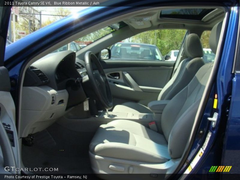 Blue Ribbon Metallic / Ash 2011 Toyota Camry SE V6