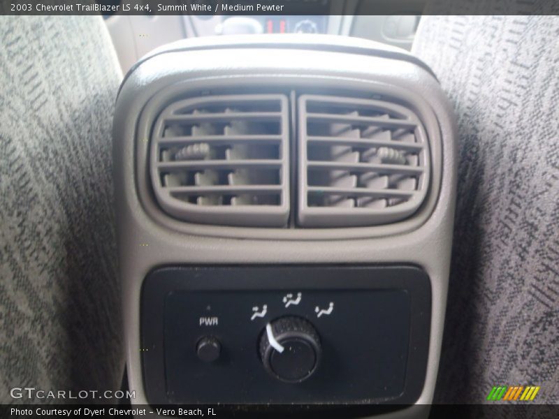 Summit White / Medium Pewter 2003 Chevrolet TrailBlazer LS 4x4