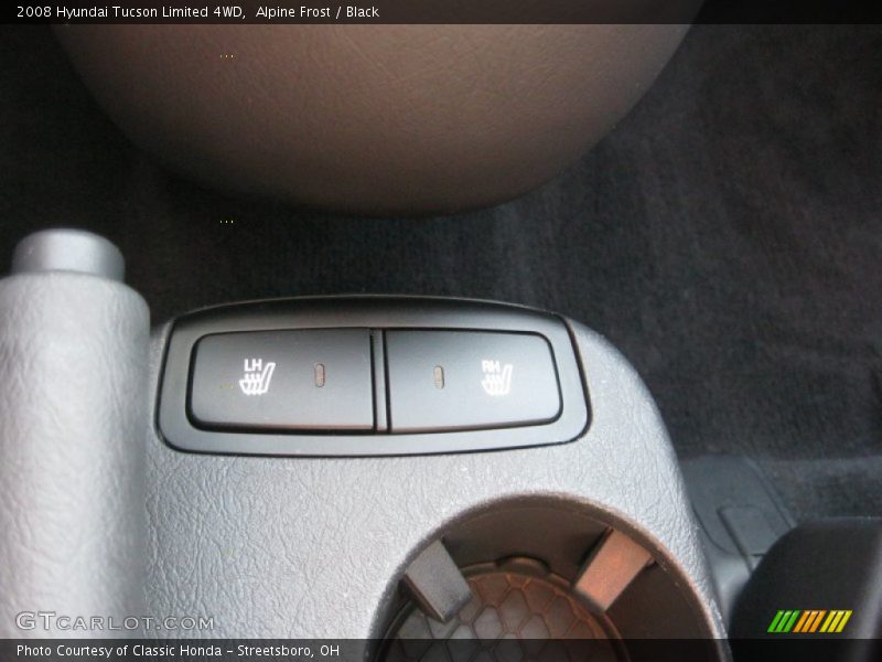 Alpine Frost / Black 2008 Hyundai Tucson Limited 4WD