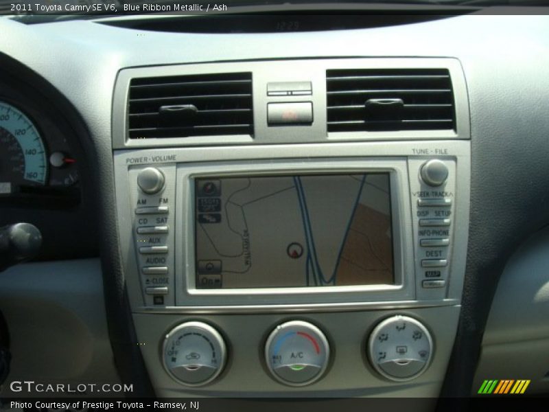 Blue Ribbon Metallic / Ash 2011 Toyota Camry SE V6