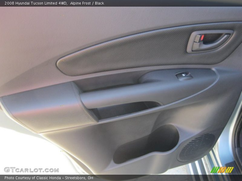 Alpine Frost / Black 2008 Hyundai Tucson Limited 4WD