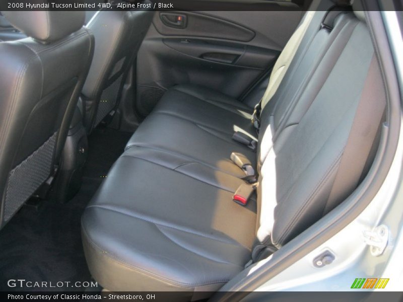 Alpine Frost / Black 2008 Hyundai Tucson Limited 4WD