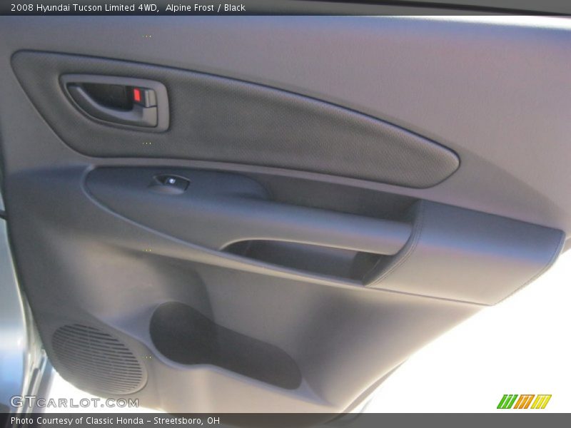 Alpine Frost / Black 2008 Hyundai Tucson Limited 4WD