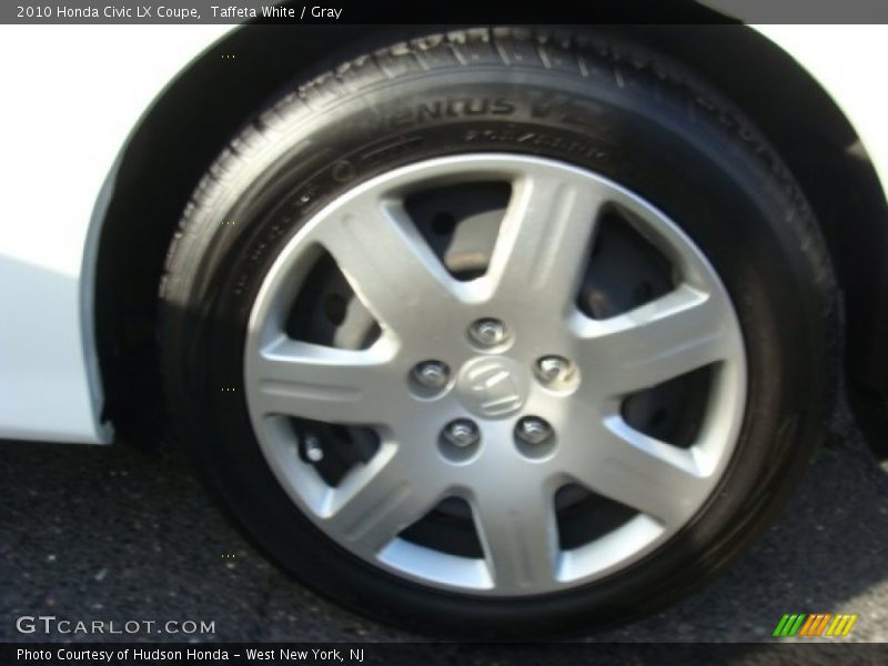 Taffeta White / Gray 2010 Honda Civic LX Coupe