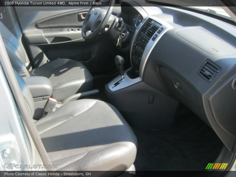 Alpine Frost / Black 2008 Hyundai Tucson Limited 4WD