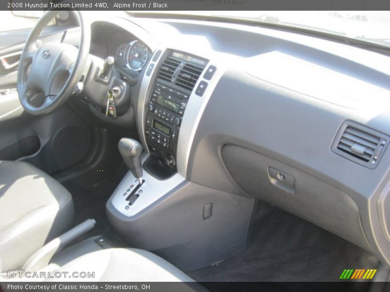 Alpine Frost / Black 2008 Hyundai Tucson Limited 4WD
