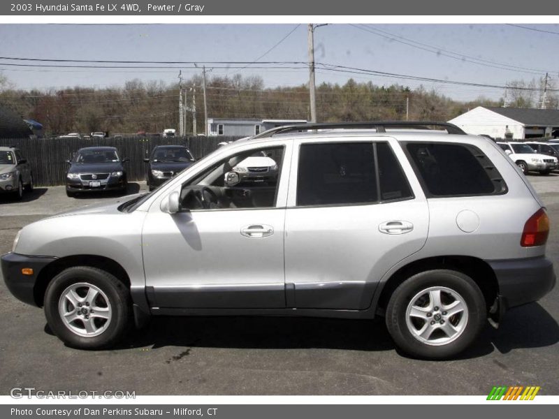 Pewter / Gray 2003 Hyundai Santa Fe LX 4WD