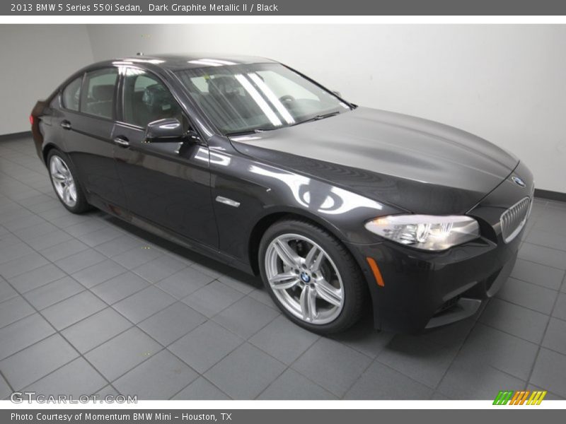 Dark Graphite Metallic II / Black 2013 BMW 5 Series 550i Sedan