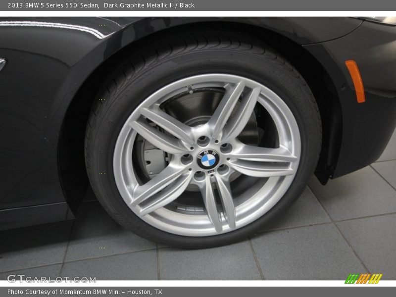 Dark Graphite Metallic II / Black 2013 BMW 5 Series 550i Sedan