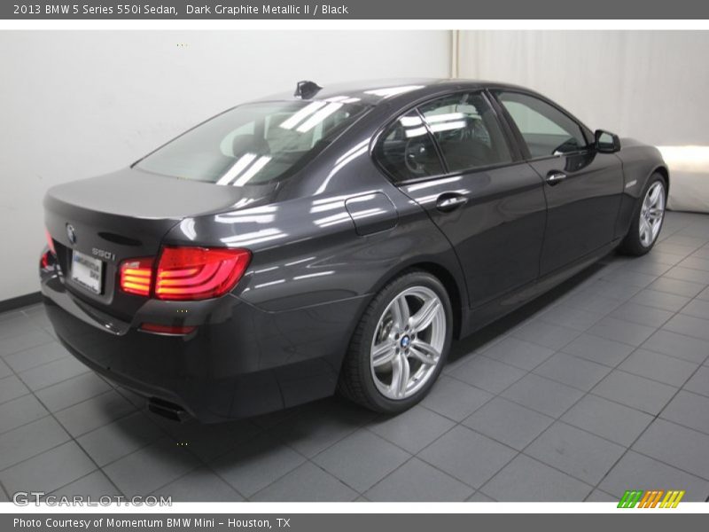 Dark Graphite Metallic II / Black 2013 BMW 5 Series 550i Sedan