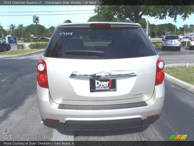 Champagne Silver Metallic / Jet Black 2013 Chevrolet Equinox LT