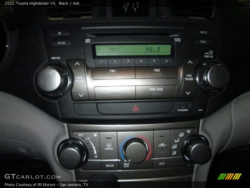 Black / Ash 2012 Toyota Highlander V6