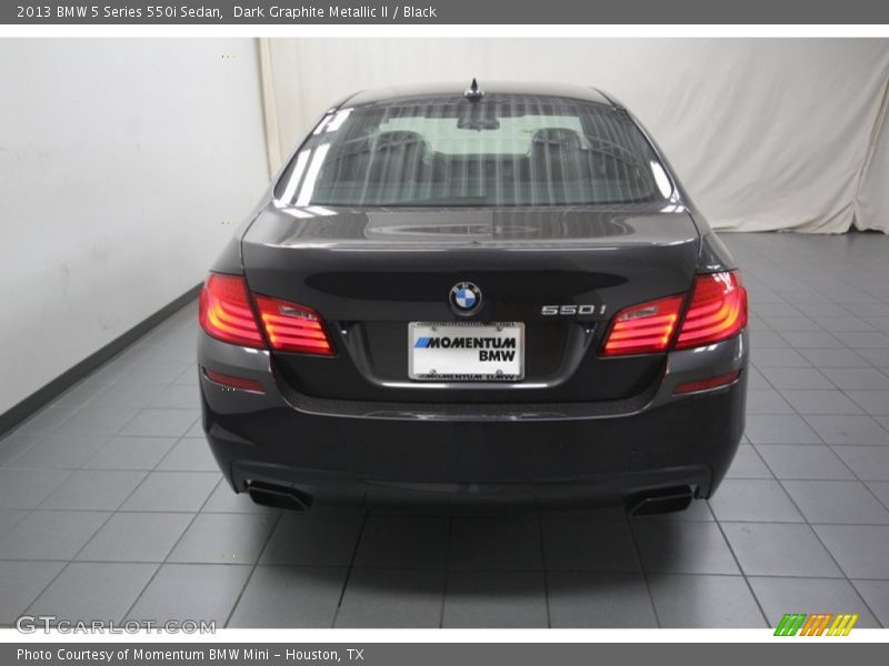 Dark Graphite Metallic II / Black 2013 BMW 5 Series 550i Sedan