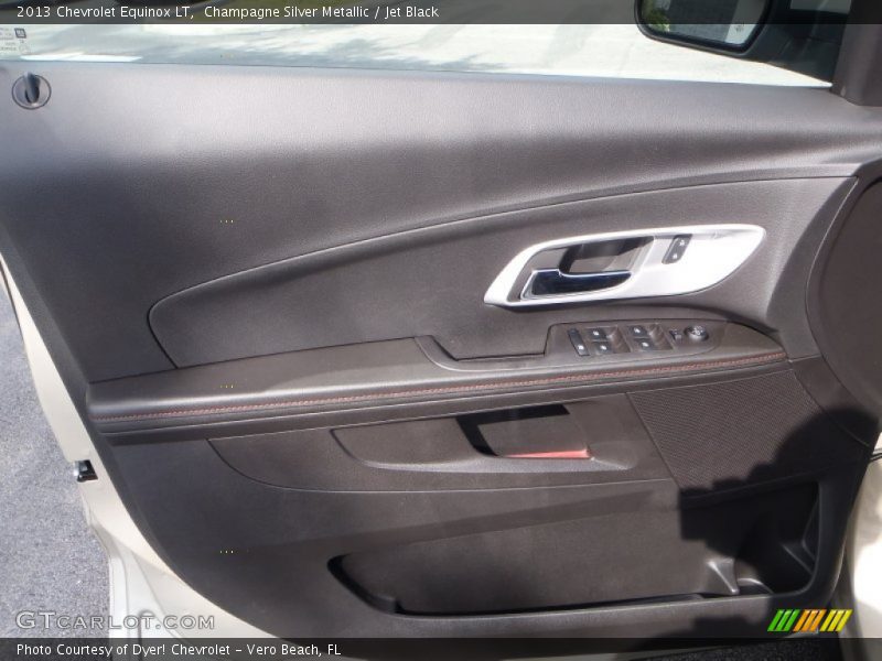 Champagne Silver Metallic / Jet Black 2013 Chevrolet Equinox LT