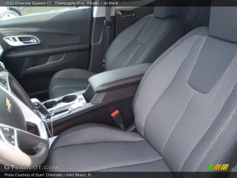Champagne Silver Metallic / Jet Black 2013 Chevrolet Equinox LT
