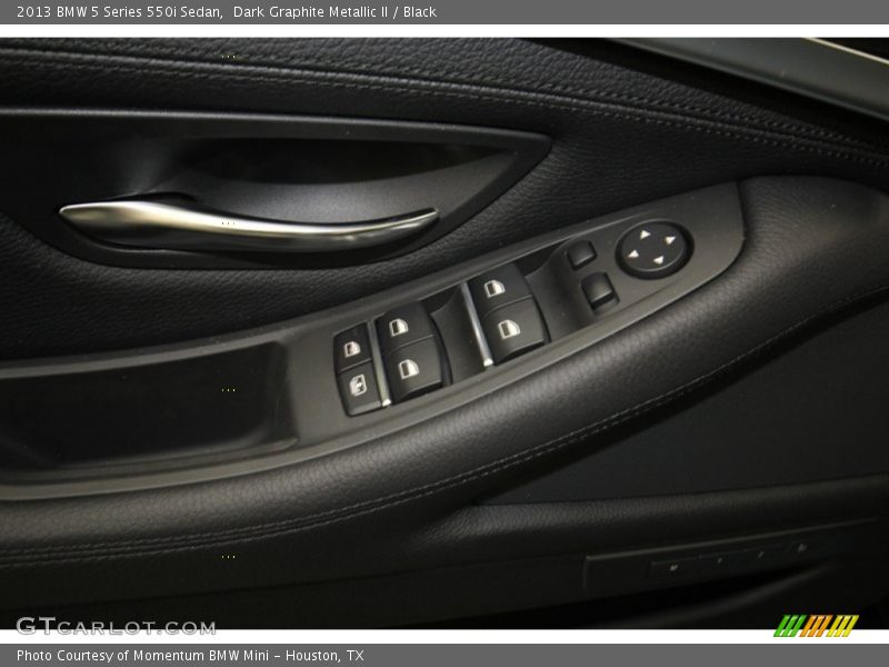 Dark Graphite Metallic II / Black 2013 BMW 5 Series 550i Sedan
